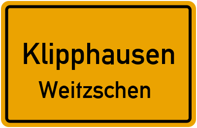 Straßenverzeichnis Klipphausen Weitzschen