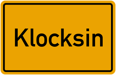 Branchenbuch Klocksin, Mecklenburg-Vorpommern