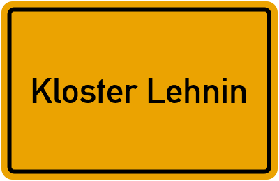Branchenbuch Kloster Lehnin, Brandenburg