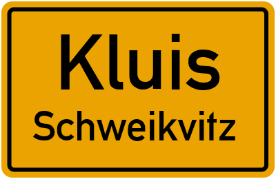 Straßenverzeichnis Kluis Schweikvitz