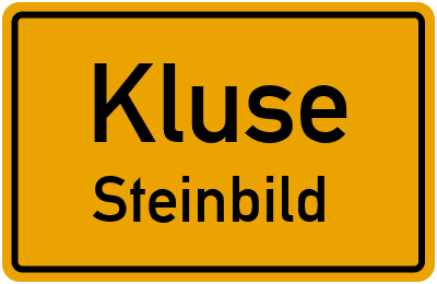 Straßenverzeichnis Kluse Steinbild