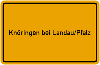 Branchenbuch Knöringen bei Landau/Pfalz, Rheinland-Pfalz