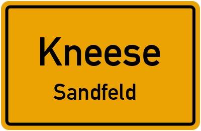 Straßenverzeichnis Kneese Sandfeld
