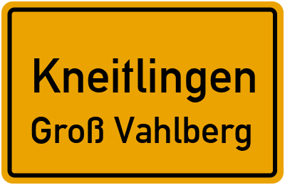 Straßenverzeichnis Kneitlingen Groß Vahlberg