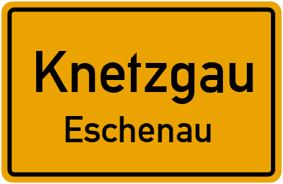 Straßenverzeichnis Knetzgau Eschenau