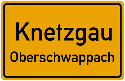 Straßenverzeichnis Knetzgau Oberschwappach