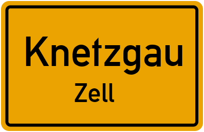 Straßenverzeichnis Knetzgau Zell