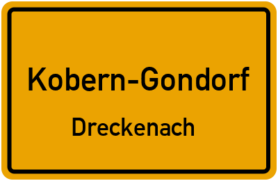 Straßenverzeichnis Kobern-Gondorf Dreckenach