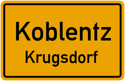 Straßenverzeichnis Koblentz Krugsdorf
