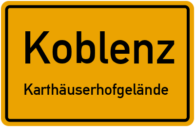 Straßenverzeichnis Koblenz Karthäuserhofgelände
