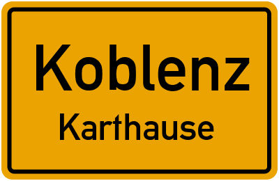 Straßenverzeichnis Koblenz Karthause