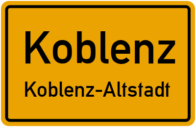 Straßenverzeichnis Koblenz Koblenz-Altstadt