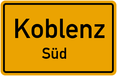 Straßenverzeichnis Koblenz Süd
