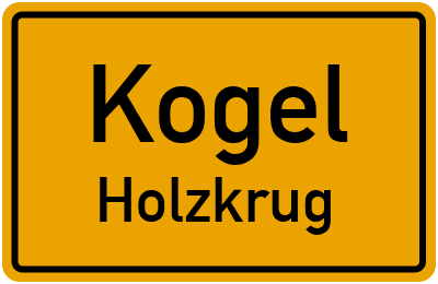 Straßenverzeichnis Kogel Holzkrug