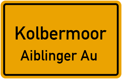 Straßenverzeichnis Kolbermoor Aiblinger Au