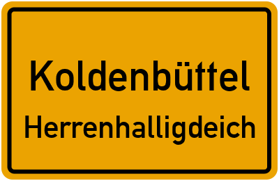 Straßenverzeichnis Koldenbüttel Herrenhalligdeich