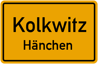 Straßenverzeichnis Kolkwitz Hänchen