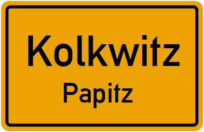 Straßenverzeichnis Kolkwitz Papitz