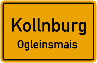 Ortsschild Kollnburg Ogleinsmais