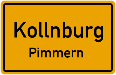 Ortsschild Kollnburg Pimmern