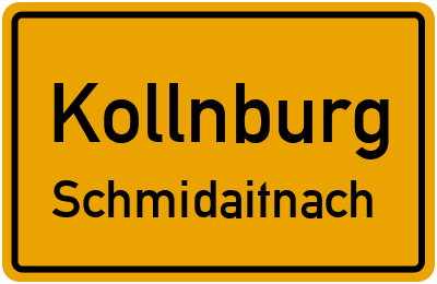 Straßenverzeichnis Kollnburg Schmidaitnach