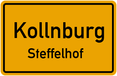 Ortsschild Kollnburg Steffelhof
