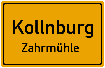 Straßenverzeichnis Kollnburg Zahrmühle