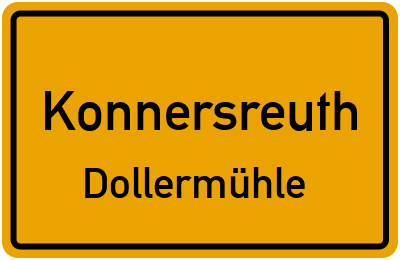 Straßenverzeichnis Konnersreuth Dollermühle