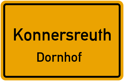 Straßenverzeichnis Konnersreuth Dornhof