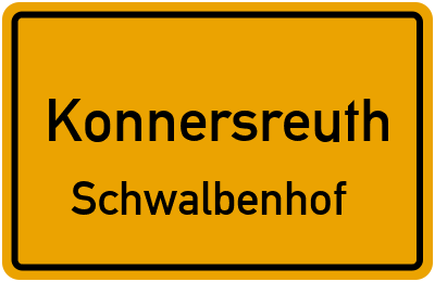 Straßenverzeichnis Konnersreuth Schwalbenhof