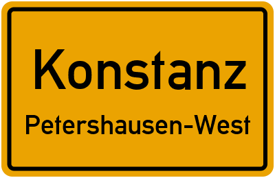 Straßenverzeichnis Konstanz Petershausen-West