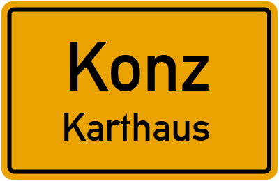 Straßenverzeichnis Konz Karthaus