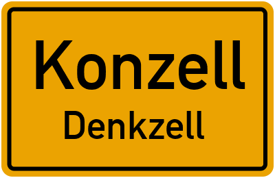 Straßenverzeichnis Konzell Denkzell