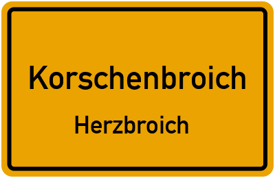 Straßenverzeichnis Korschenbroich Herzbroich