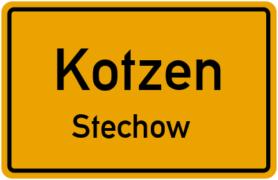 Straßenverzeichnis Kotzen Stechow