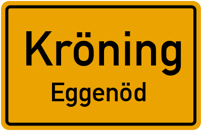 Straßenverzeichnis Kröning Eggenöd
