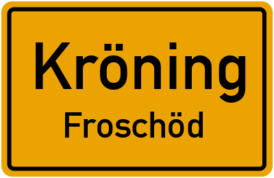 Straßenverzeichnis Kröning Froschöd
