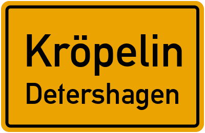 Straßenverzeichnis Kröpelin Detershagen