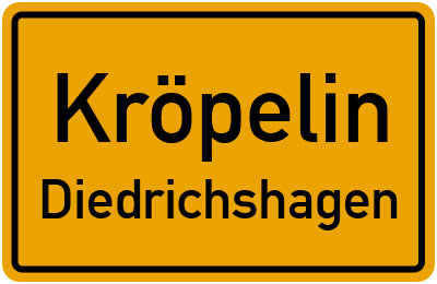 Straßenverzeichnis Kröpelin Diedrichshagen