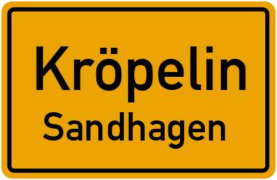 Straßenverzeichnis Kröpelin Sandhagen