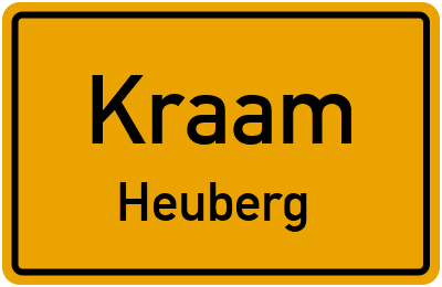 Straßenverzeichnis Kraam Heuberg