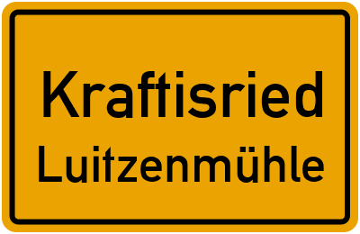 Straßenverzeichnis Kraftisried Luitzenmühle