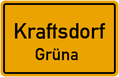 Straßenverzeichnis Kraftsdorf Grüna