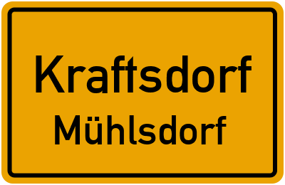 Straßenverzeichnis Kraftsdorf Mühlsdorf