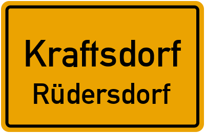 Straßenverzeichnis Kraftsdorf Rüdersdorf