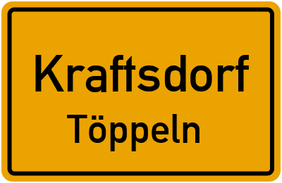 Straßenverzeichnis Kraftsdorf Töppeln
