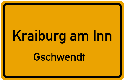 Straßenverzeichnis Kraiburg am Inn Gschwendt