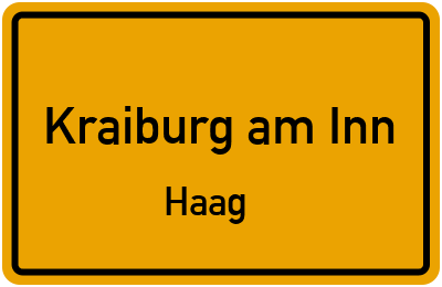Straßenverzeichnis Kraiburg am Inn Haag