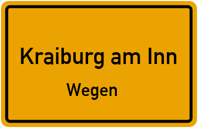 Straßenverzeichnis Kraiburg am Inn Wegen