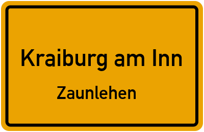 Straßenverzeichnis Kraiburg am Inn Zaunlehen